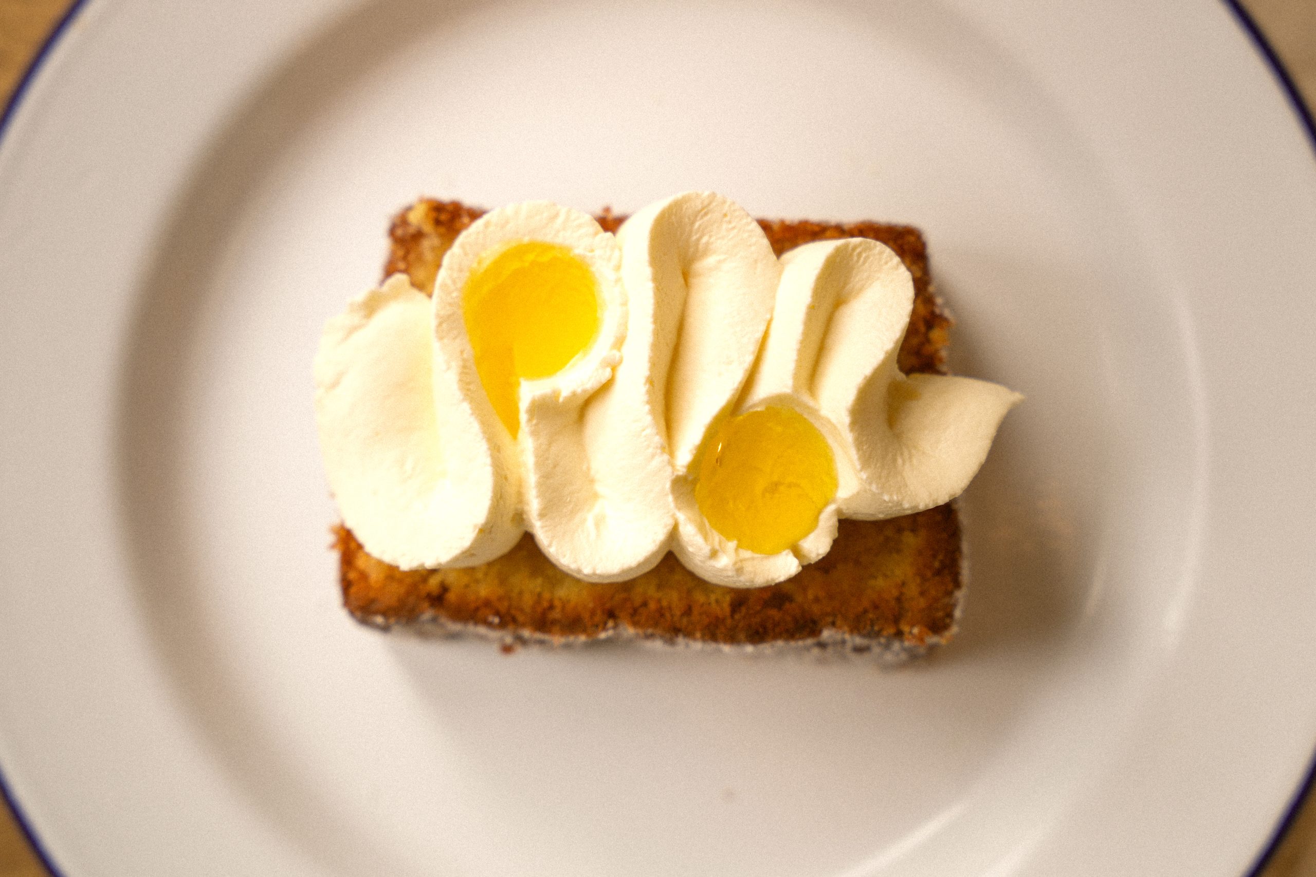 Lemon, olive oil and creme fraiche loaf cake from Bao's Bakery, Norwich