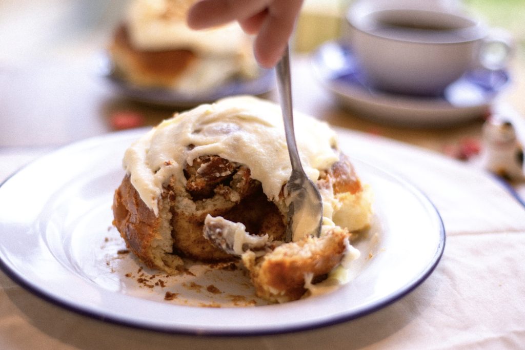 Norwich's best cinnamon buns from Bao's Bakery, Norwich